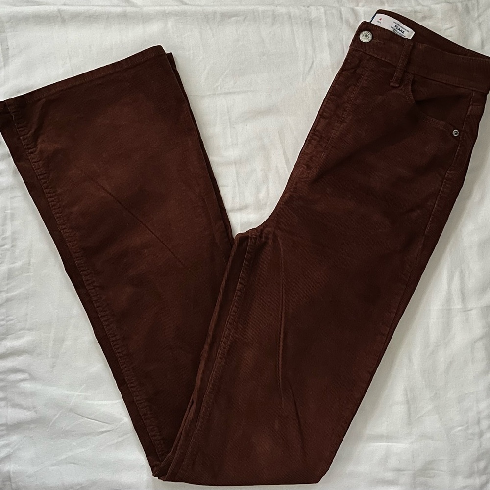 Old Navy Rich Brown Corduroy Trousers - Picture 1 of 2